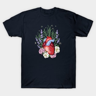 Heart with flowers T-Shirt